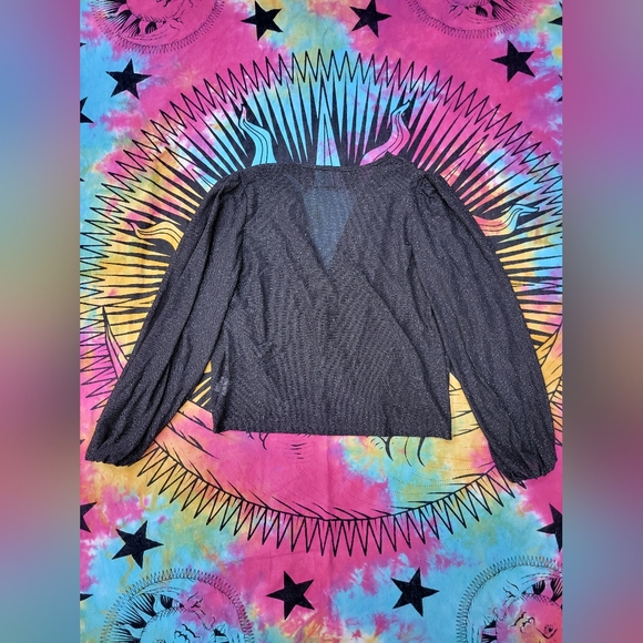 Sparkly Transparent Blouse - Picture 5 of 7